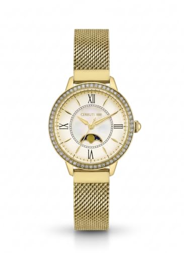 Cerruti 1881 Women’s Quartz Analog Stainless Steel Watch CRM22502 Gold