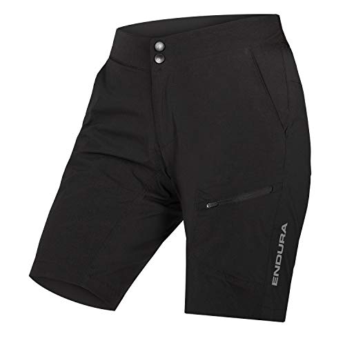 ENDURA Hummvee Lite Pantaloncini Donna con Liner, Nero - XL, Nero