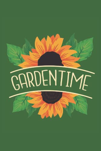 Gardentime: gärtner notizbuch 6x9 zoll din a5 120 seiten liniert