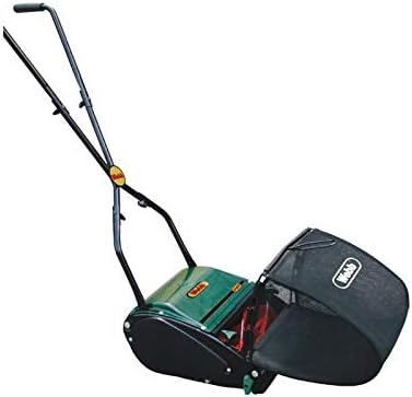 WEBB Manual Lawnmower with 30cm Metal Back Roller