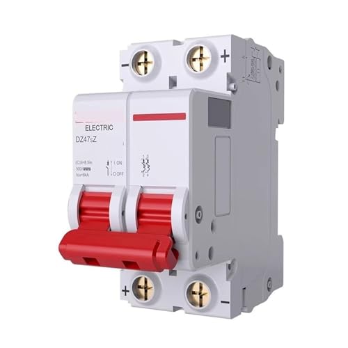 Disyuntor de CC evita sobrecargas en paneles solares DZ47SZ-2P 50A