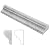 Diflart Carrara White Marble 2X 12 Inch Chair Rail Trim Molding Bullnose Edge Honed for Bathroom Kitchen Shower Livingroom Walls Pack of 10 Pcs