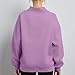 TANGNADE Mock Neck Sweatshirt Women Trendy Cozy Turtleneck Tops Cute Pullover Sweatshirts No Hood Winter Fashion Clothing Womens Turtleneck Long Sleeve Purple M