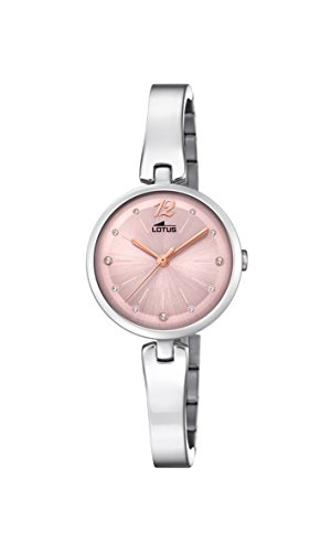 Montre bracelet femme Lotus 18445/2 en acier et cadran or rose