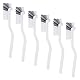 HSIXHAF 6 pcs Tassenbürste,Bürstefür Gläser, Reinigungsbürste mit langem Griff, Flasche Reinigungsbürsten, Spülbürste, Gebogene Reinigungsbürste, Ellenbogenbürste