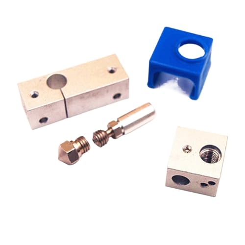 MK10 All Metal Hotend Upgrade Kit for 1,75 mm Wärmebarriere-Rohr-Silikonsocke for CTC3D-Drucker(Option B Wanhao D9)