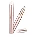Produktbild runya Augenbrauentrimmer, Schmerzloses Augenbrauen Trimmer,Augenbrauenrasierer,Augenbrauen Haarentferner,Augenbrauen Epilierer Eyebrow Razor Eyebrows Hair Remover mit LED Licht