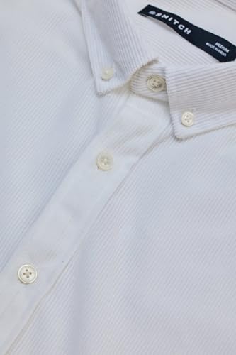 Image of SNITCH White Corduroy Shirts