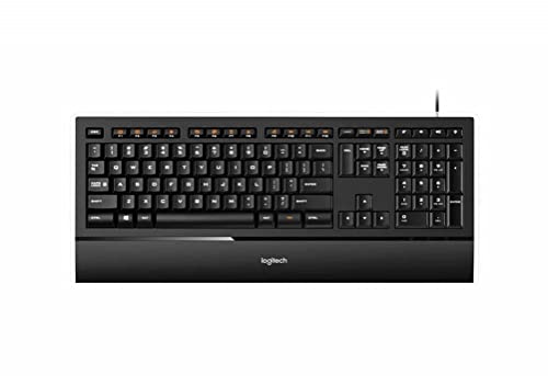 Logitech K740 Tastiera Cablata, Layout Tedesco