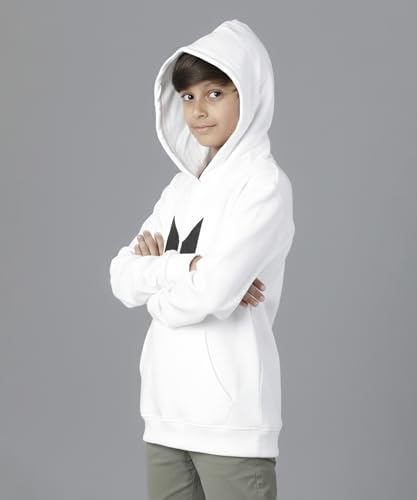 Image of KYDA KIDS Boys Cotton Regular Fit Hooded Neck Hoodies - Sweatshirt with Hoodies Full Sleeves Winter Wear, Long Sleeve Sweatshirts for Boys
