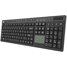 Adesso EasyTouch 445 Multi-Channel Wired Touchpad Keyboard, Black AKB-445UB