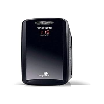 RAGTECH – Nobreak New Save Digital SHD 600 (Com Display Digital) – 600VA/300W – 1 bateria 12V/5Ah – Bivolt – 6 tomadas – Modelo 4129