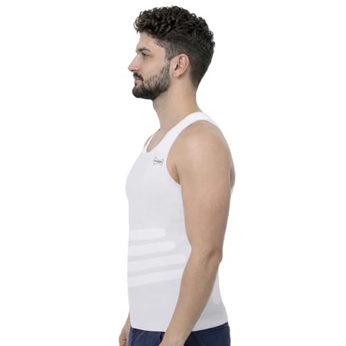 Image of dermawear Men Breezeology Zenrik Chest and Abdomen Shapewear Vest