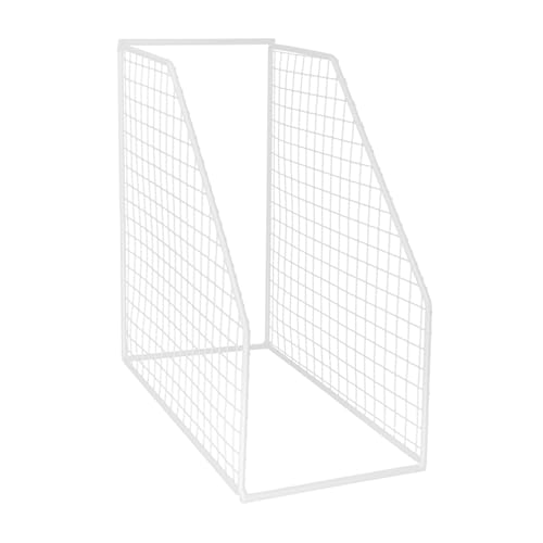 VICASKY Two-layer Corner Kitchen Pot Organizer White Table Top Iron Pan Rack Standard 12cm Height Multi-function Draining Shelf for Home Counter Storage