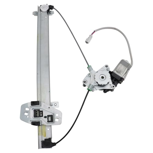 Image of TRQ Front Passenger Side Power Window Motor and Regulator Assembly Compatible with 2007-2008 Honda Fit