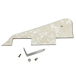 IKN LP Pickguard avec support chromé pour remplacement de guitare de style Gibson ou Epiphone Style Les Paul, perle… - Les Beatles, Paul McCartney, John Lennon, RIngo Starr, George Harrison