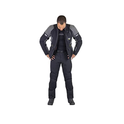 Pantalon textile de moto IXS Laminat ST-Plus noir en taille L pour motard