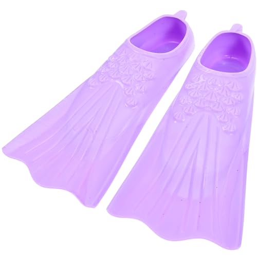 GOOHOCHY Silicone Swim Training Fins for Adults Lap Swimming Snorkeling Fins for Men Women Youth Diving Flippers