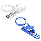 EPIGEIST 2 Stück Nagelpflege für Hamster und Igel mit Lupe Krallenschneider aus ABS und Metall Sicherer Griff für Präzise Kleintierpflege