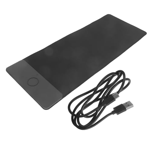 Tapis de souris grand format pour bureau et jeux avec système de charge induction fluide
