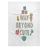 3dRose 22x30 Bath Hand Pool Towel - Way Beyond Cute ABDL Bear, Duck,Blocks S.Heller and Kids-ABDL
