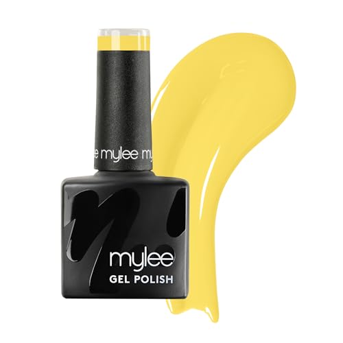 Mylee Gel Nail Polish 8ml [Lemon Squeeze] - UV/LED Soak-Off Nail Art Manicure Pedicure for Professional Salon & Home Use [Yellow/Orange Range] - Long Lasting & Easy to Apply