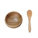 Mask Bowl- Cute Small Facial Skin Care Mask Bowl Eco Bamboo Facemask Mixing Tool Sets for Lady Women DIY Cosmetic Tool Kit