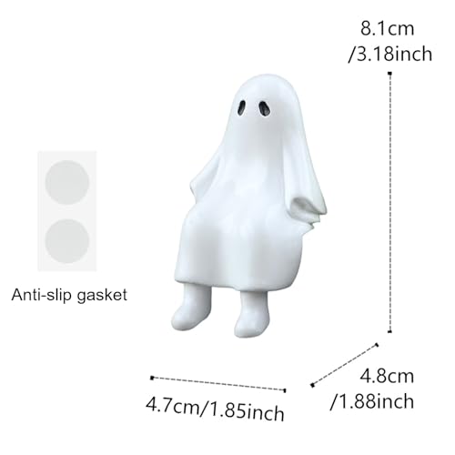 Figurita decorativa fantasma para jardín y macetas miniatura 7