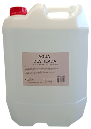 PEQUINSA - Agua destilada, Envase de 25 litros