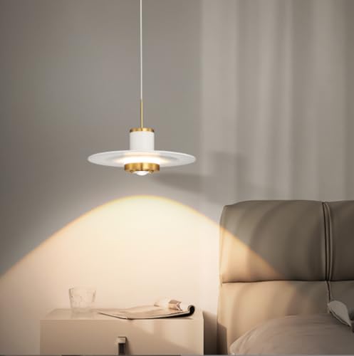 Luz de tres colores en lámpara de techo LED para iluminar dormitorios pequeños sin ocupar espacio