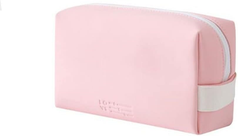 Leather Cosmetic Bag Women Mini Makeup Portable Waterproof Toiletry Girl Tote Make Up Beauty Cases