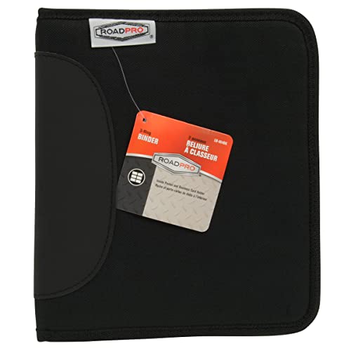 Classeur à 3 anneaux RoadPro LB-004BK finition sobre et durable