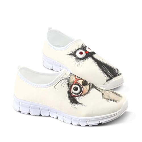 Image of Jeiento Cute Dog Women's Casual Slip On Shoes Loafers Sneakers for Women