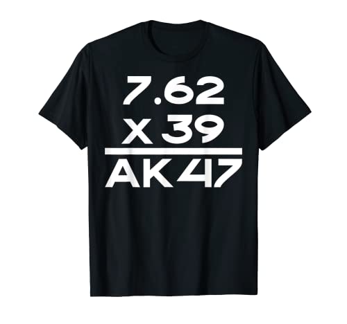 7.62X39 Caliber Ammo AK-47 Gun T-Shirt