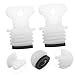 Veemoon 2pcs Hot Water Bag Stopper Reusable Sealing -Leak Cap for Hot Water Sack for Kitchen Use Lightweight Compact Design