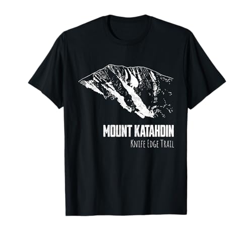 Mount Katahdin Maine Knife Edge Trail Hiking Souvenir T-Shirt