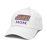 James Madison Dukes Mom White Officially Licensed Adjustable Baseball Hat