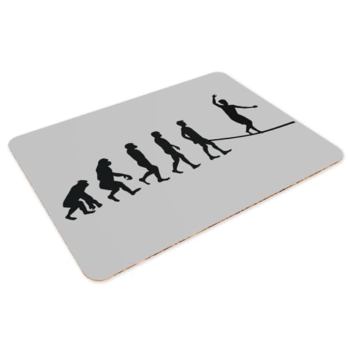 Sets de Table Liège Anti-Rayures Napperons Gris Slackline - 3