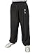 TAO MARTIAL Kung Fu Pants Wing Chun Tai Chi Style with Pockets, Loose Pant Rayon V3 (KF Black, Size L)