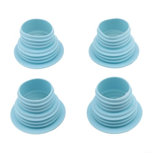 Yhenlovtt 4 piezas de silicona para manguera de tubo de drenaje, anillos de sellado de tubería de drenaje, conector de manguera de lavadora, para lavadora (verde)