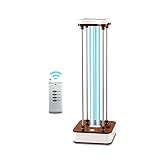 Lámpara Ultravioleta De Desinfección Purificador De Aire UV-C Esterilizador De Habitación Móvil Luz Control Remoto Mata El 99% De Las Bacterias, Virus Y Moho para Automóvil, Hogar, Refrigera