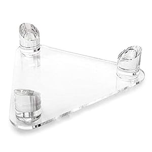 Soaying Acrylic Ball Stand – Holds Footballs, Basketballs, Volleyballs or Soccer Balls – Display Stand or Holder