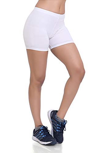 Image of Women's Solid Inner & Outer Wear Active Hot Shorts