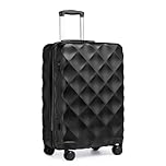 28" Large Suitcase ABS+PC Lightweight Suitcase 23kg Check in Hold Luggage with 4 Wheels