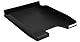 Exacompta 11414D 10er Pack Premium Briefablage Combo Mini DIN A4. Idealer Briefkorb für Ihre Organisation. Robuster und stapelbarer Ablagekorb schwarz
