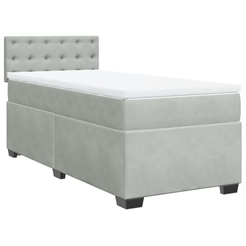 vidaXL Cama Box Spring con colchón 90x190 cm