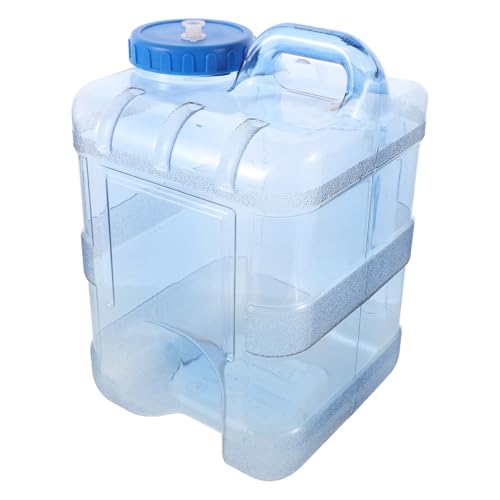 Bidon de stockage d'eau 15 litres Levemolo en plastique carré avec bouchon étanche
