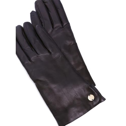 Guanti Audrey Noir de piel negra con diseño elegante 2