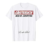 Mit diesem Gästebuch Shirt wird das 50. Geburtstagsfest unvergesslich. Auf dem Kleidungsstück können sich alle Gäste persönlich verewigen. Schönes Geschenk zum 50. Geburtstag. Super Geburtstagsgeschenk für jeden Mann und jede Frau zum 50. Geburtstag.