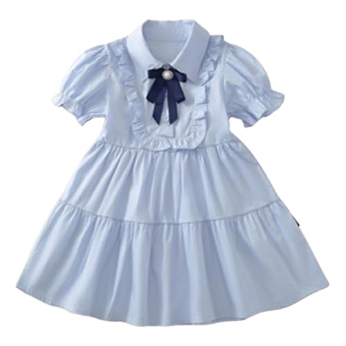 Vestido de verano para niña de algodón transpirable contra el calor